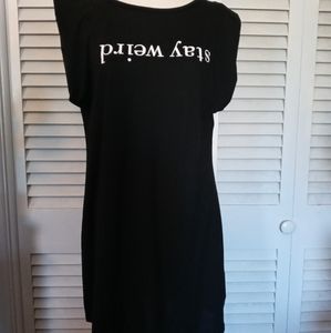 "Stay Weird" Shirt Dress